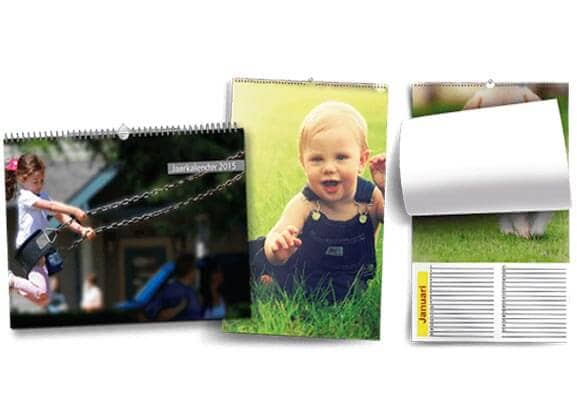 Maak online print verjaardagskalender jaarkalender fotokalender eigen foto en tekst goedkoopste en beste kwaliteit
